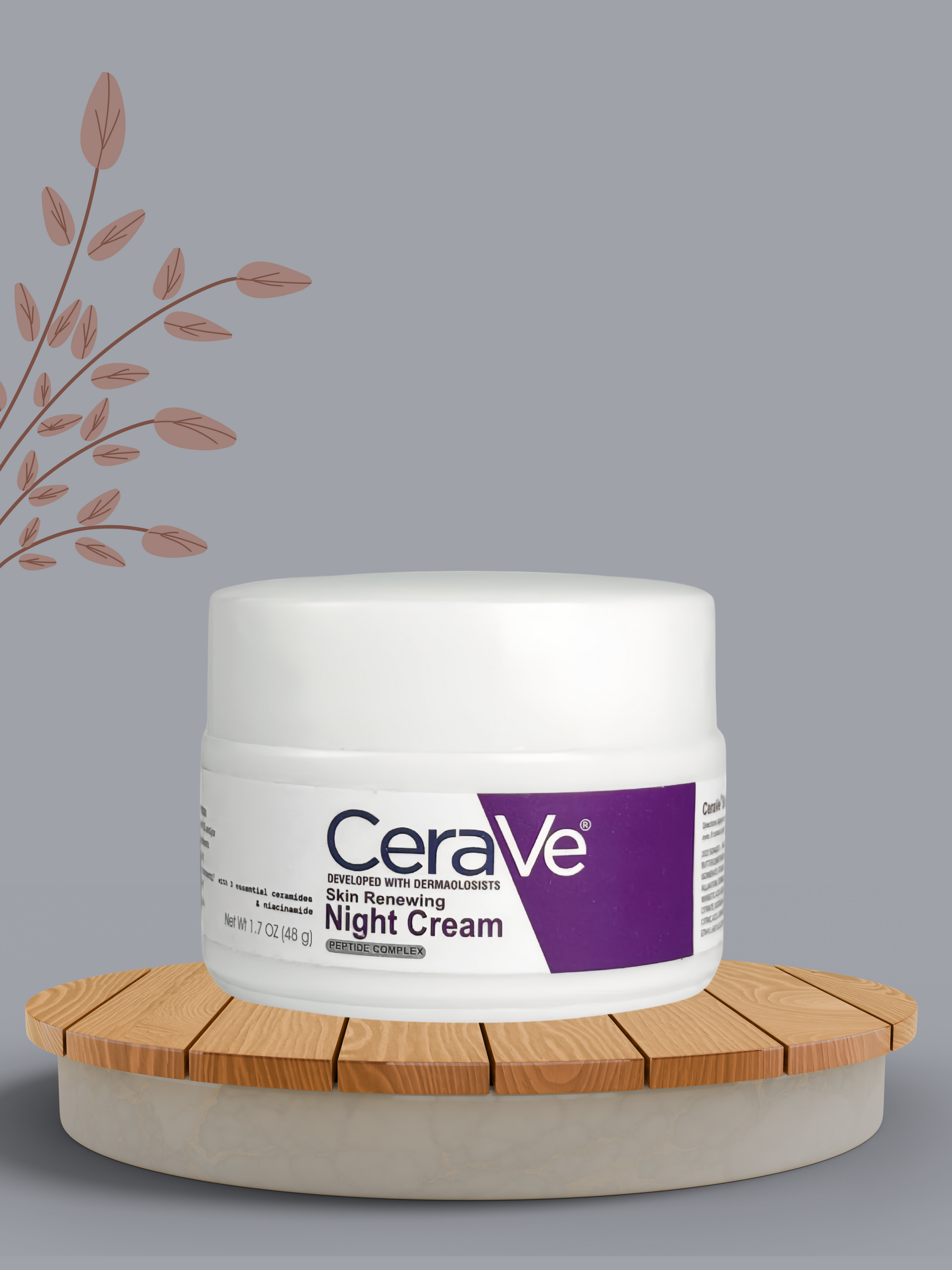 CERAVE 4-in-1 Skincare Kit | Cleanser, Night Cream, Retinol Serum & Sunscreen